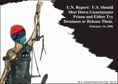 Bij het rapport van de VN over de praktijken in Guantánamo Bay